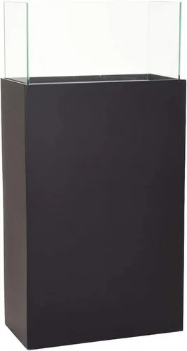 VIVANNO Bodenwindlicht Alu-Verbund CANDELA XL Rechteckig in schwarz von VIVANNO