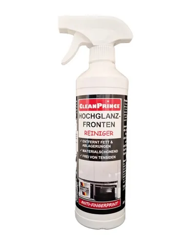 CleanPrince Hochglanzfronten - Reiniger für Küchen und Hochglanzmöbel Küchenreiniger (ohne aggressive Tenside und materialschonend)