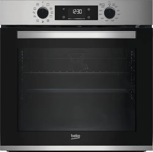 BBIMP2300XP Einbauherd elektrisch Umluft 71 Liter Schwarz / Edelstahl Energieklasse 