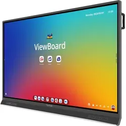 ViewSonic ViewBoard IFP7553 75“ 4K interaktives Display - Interaktives 75“ Display mit NFC- und SSO-Anmeldung für schnellen Zugriff auf persönliche Einstellungen und Cloud-Speicher. Ideal für moderne Klassenzimmer und Collaboration.