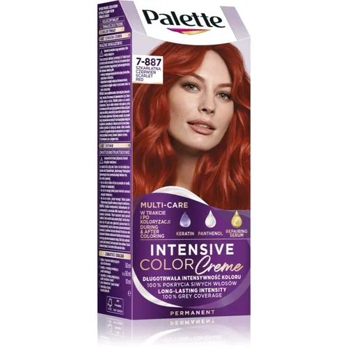 Schwarzkopf Palette Intensive Color Creme Permanent-Haarfarbe Farbton 7-887 (RV6) Scarlet Red 1 St.