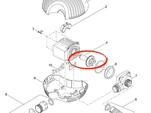 Oase Ersatzrotor AquaMax Eco 8500 - Wasserpumpen, Hochwertiger Ersatzrotor für zuverlässige Leistung und lange Lebensdauer Ihrer Oase AquaMax Eco 8500 Pumpe.