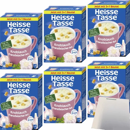 Heisse Tasse Knoblauch Französischer Art Suppe 6er Pack 6x 4 Beutel a 19,5g usy