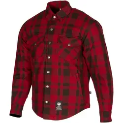 Merlin Motorradjacke Axe Hydro Kevlar wasserdichtes Motorrad Hemd wasserdicht rot S