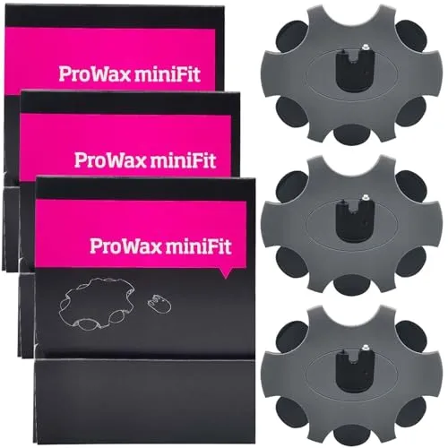 ProWax MiniFit Hörgeräte Cerumenfilter – 3 Pack mit 18 Ersatzfiltern und Werkzeug