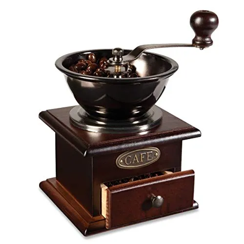 Produktbild Manuelle Kaffeemühle im Retro-Stil mit Keramikmahlwerk