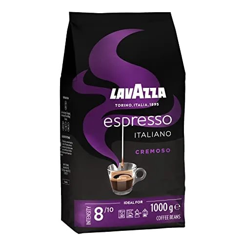 Lavazza Espresso Italiano - Ganze Bohne 1000g - Kaffee aus Italien, cremiger Espresso mit mittlerer Röstung, ideal für genussvolle Momente.