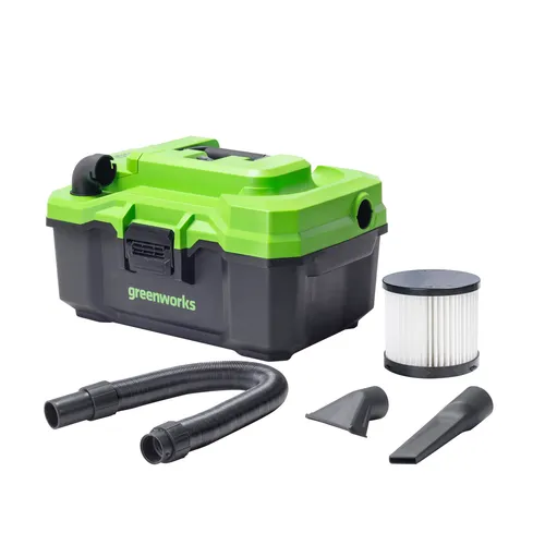 24V Akku Nass/Trocken Staubsauger 11 Liter Greenworks G24WDV ohne Batterie