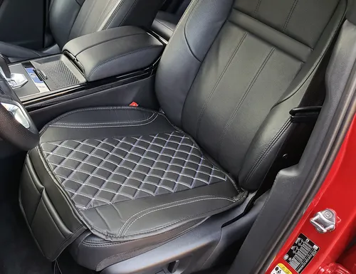 Sitzauflage Schwarz Kunstleder passend für Ford Puma 2 OT408