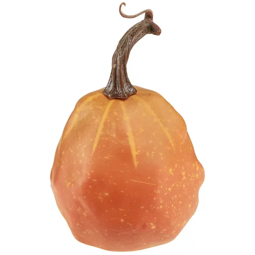 Deko Kürbisset Orange Gelb Halloween Herbst Dekoration Ø9cm 4er-Set, 4 Stück