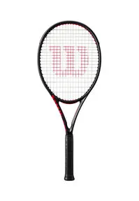 Wilson Clash 100 V3 Tennisschläger für Damen und Herren - schwarz/orange - Leichter Tennisschläger (295 g) mit FortyFive Technologie für optimale Kontrolle und Stabilität. Genießen Sie Komfort, Power und ein besseres Handling dank grifflastiger Balance.