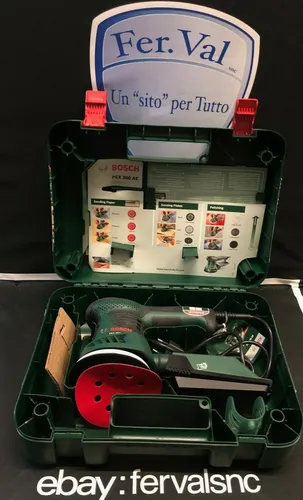 ORBITALSCHLEIFER BOSCH PEX 300 AE In Grüner Schwarzer Koffer Code PEX300AE