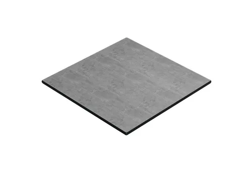 Bistro HPL Tischplatte | Beton 60x60 cm in grau von GGM Möbel