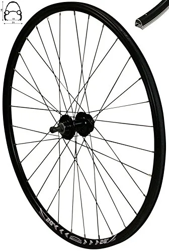 Redondo 28 Zoll Hinterrad Laufrad mit V-Profil Felge