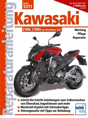 Kawasaki Z 800 Reparaturanleitung von Bucheli Verlag