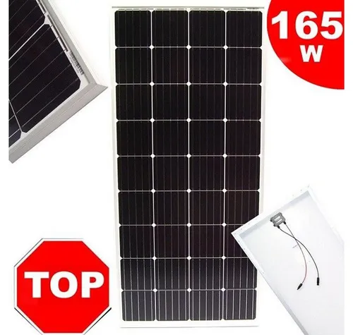 Apex Solarmodul 55401 – 165W Hochleistungs-Solarpanel - Hocheffizientes 165W monokristallines Solarmodul mit robustem Aluminiumrahmen, ideal für netzgekoppelte und Insel-Anlagen. TÜV-geprüfte Qualität für zuverlässige Stromerzeugung.