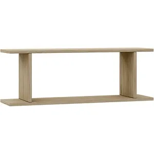 Wandregal Sirola - Holzfarben, 80x28 cm - Regal in modernem, zeitlosem Design mit pflegeleichter Oberfläche. Ideal für jeden Raum und sorgt für stilvolle Ordnung.