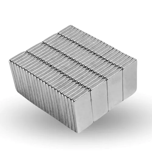 STRONG MAGNETS Neodym Würfel-Magnet - Extra stark - 5 Stück - 10mm x 5mm x 1mm - Für Magnettafel, Kühlschrank, Whiteboard, Pinnwand, Büro