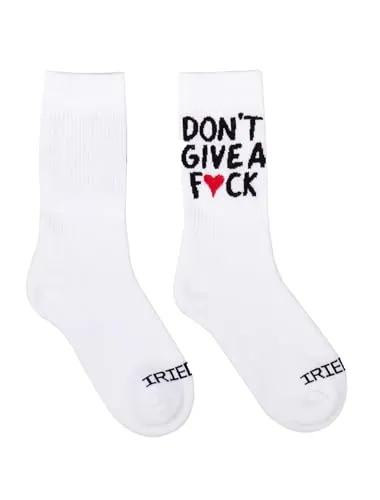 IRIEDAILY Give A Sock, White, M