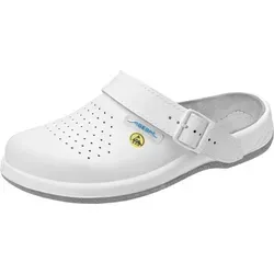 Berufsclog Arrow 35600 - Sicherheit und Komfort in Weiß, Größe 39 - Arbeits- & Schutzkleidung, antistatisch und rutschfest, ideal für den professionellen Einsatz in Gesundheitsberufen.