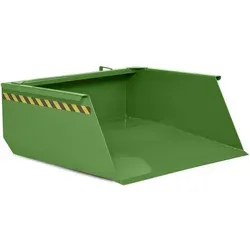 RR Industrietechnik Staplerschaufel Typ RS-75 1390x1615x550mm 750dm3 RAL 6011 Resedagrün