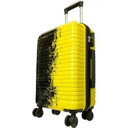 Hartschalen Trolley Handgepäck Sierra Gelb-Schwarz Gr. M in gelb von Warenhandel König