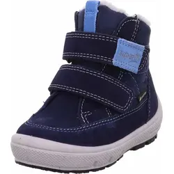 Superfit Jungen GROOVY Boot - BLAU 8000, 22 - Stiefel für Jungen, warm gefüttert und aus hochwertigem Wildleder, ideal für kalte Tage und aktive Kinder.