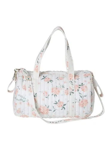 vertbaudet Wickeltasche Wickeltasche BABY ROLL aus Musselin in pink von vertbaudet