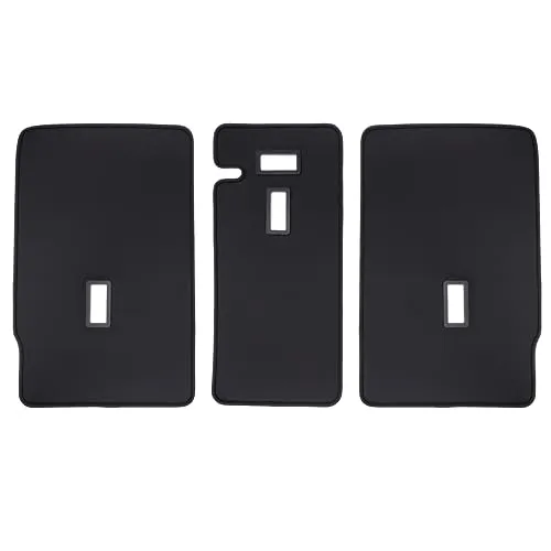 Tesvolution® Tesla Model Y 2022 + 2023 + 2024 + 2025 - Abdeckung Schutz für Rücksitzbank Kofferraum aus veganem Leder - Zubehör