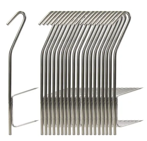 Croch Grillhaken Räucherhaken 20 tlg