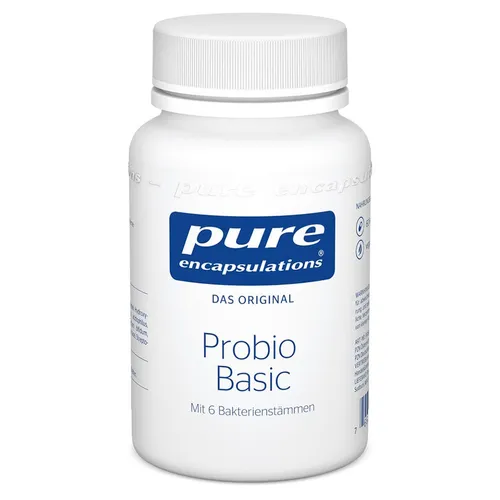 Pure Encapsulations Probio Basic Kapseln - Nahrungsergänzungsmittel mit 6 natürlichen Bakterienstämmen zur Unterstützung der Darmflora und des ganzheitlichen Wohlbefindens, ideal für eine ausgewogene Ernährung.