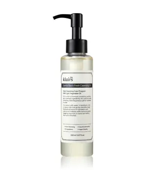 Dear Klairs Gentle Black Fresh Cleansing Oil - Reinigungsöl für fettige Mischhaut, entfernt sanft Make-up und Schmutz ohne ölige Rückstände, angereichert mit hautverbessernden Pflanzenölen.