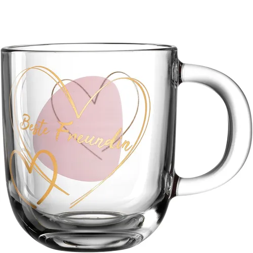 Henkelbecher LEONARDO EMOZIONE DH 8.70x15 cm rosa in pink von LEONARDO