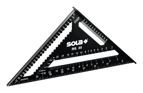 SOLA RS 30-5in1 Zimmermannswinkel in schwarz von Sola