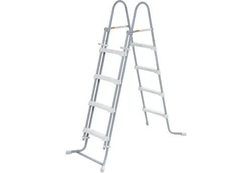 Waterman Pool-Sicherheitsleiter - 122 cm Höhe, 2x4 Stufen - Robuste Sicherheitsleiter für Pools bis 122 cm Höhe, mit 4 Stufen auf beiden Seiten für einfachen Zugang. Ideal für Fast-Set-Pools, Frame-Pools und Stahlwandpools. Belastbar bis 150 kg.
