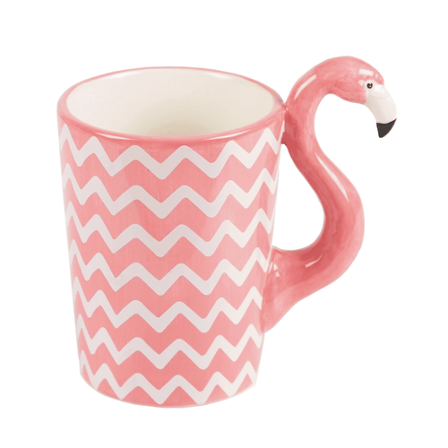 Kaffeetasse Becher Flamingo Keramik Trinkbecher