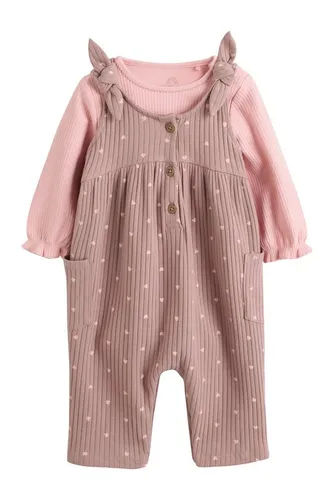 Next Body & Hose Baby Jersey-Latzhose und Bodysuit im 2er-Set (2-tlg)