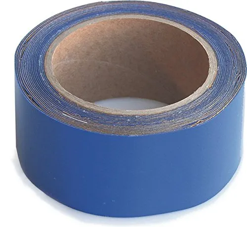 WUPSI PVC-Planen-Reparaturband - Klebeband zur Reparatur von Löchern & Rissen an LKW-Plane, Anhängerabdeckung, Markise & Zelt - Blau, 5 cm X 5 m