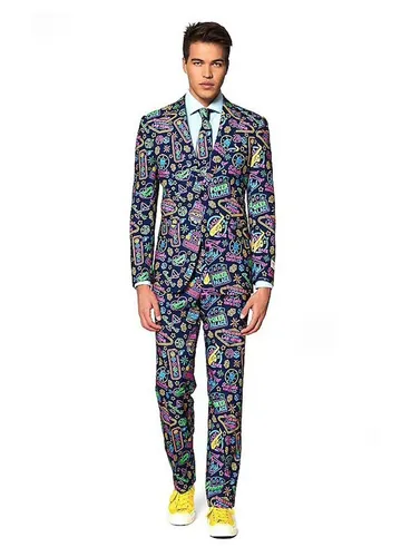 Opposuits Mr. Vegas Partyanzug in lila von OppoSuits