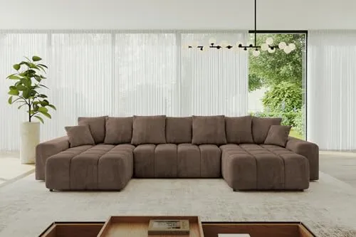 ALTDECOR Wohnlandschaft ENIL-U mit Schlaffunktion