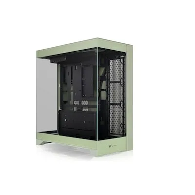 Thermaltake CTE E550 TG | Mid Tower mit Hidden Connector in Matcha Green - PC-Gehäuse mit 3 Tempered Glass Blenden, flexibler Grafikkarteninstallation und Unterstützung für verschiedene Mainboard-Formate. Ideal für kreative Builds!