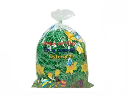 40g beutel Ostergras Gras aus Holzwolle Ostern grün für Osterkörbe