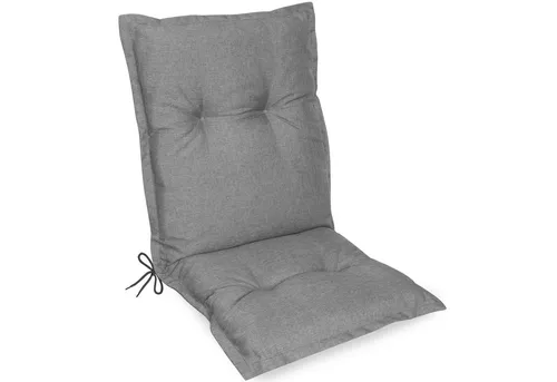 Herlag Polsterauflage Ava, Komfortable Gartenstuhlauflage für Niedriglehner - Auflagen für Gartenstühle, besonders hautfreundlich und rutschfest mit Bindebändern, ideal für Terrasse und Balkon, Maße: 103x50x9 cm.