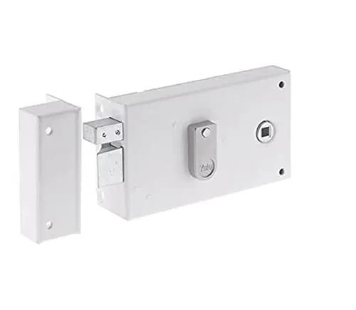 Yale Horizontaler Wandschloss YAH37G – Weiß, 2 Schlüssel von Yale