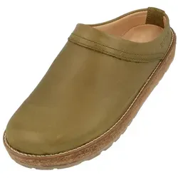 HAFLINGER Travel-Classic Eleganter Clog aus Leder - Clogs für Damen mit weichem Innenleder für individuellen Tragekomfort und rutschfester Gummisohle, ideal für unterwegs.
