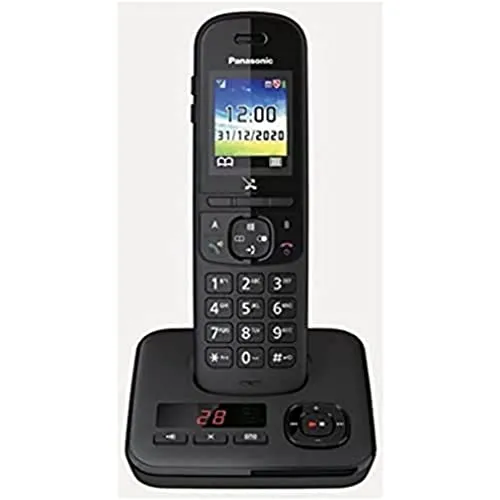 Panasonic KX-TGH720FRB DECT Telefon - Festnetztelefon mit Anrufbeantworter, Freisprecheinrichtung und Anruferkennung – ideal für komfortable Gespräche ohne Kabelsalat.