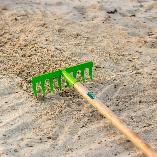 Gartenharke für Kinder, Kinderharke, Kinder- Rechen mit Holzstiel