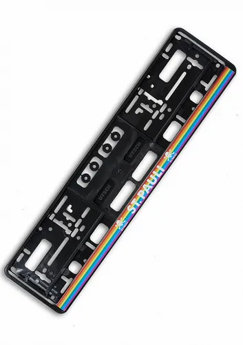 FC St. Pauli Kennzeichenhalter FC St. Pauli Nummernschildhalter FC St. Pauli Regenbogen