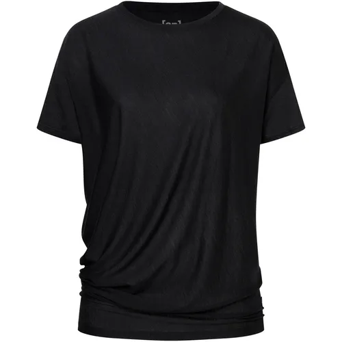 Super.Natural W Yoga Loose Tee jet black (872) S von super.natural