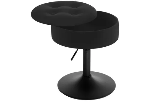 Woltu Drehhocker mit Stauraum, Schwarz von WOLTU